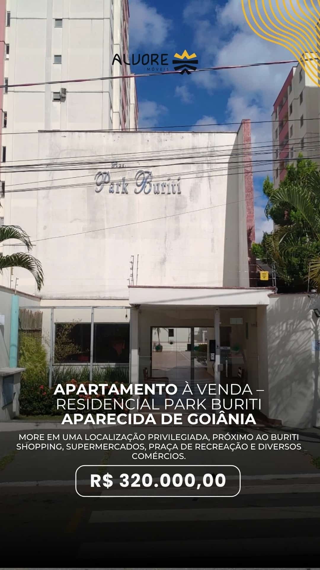 Apartamento à venda – Resid. Park Buriti - Aparecida de Goiânia